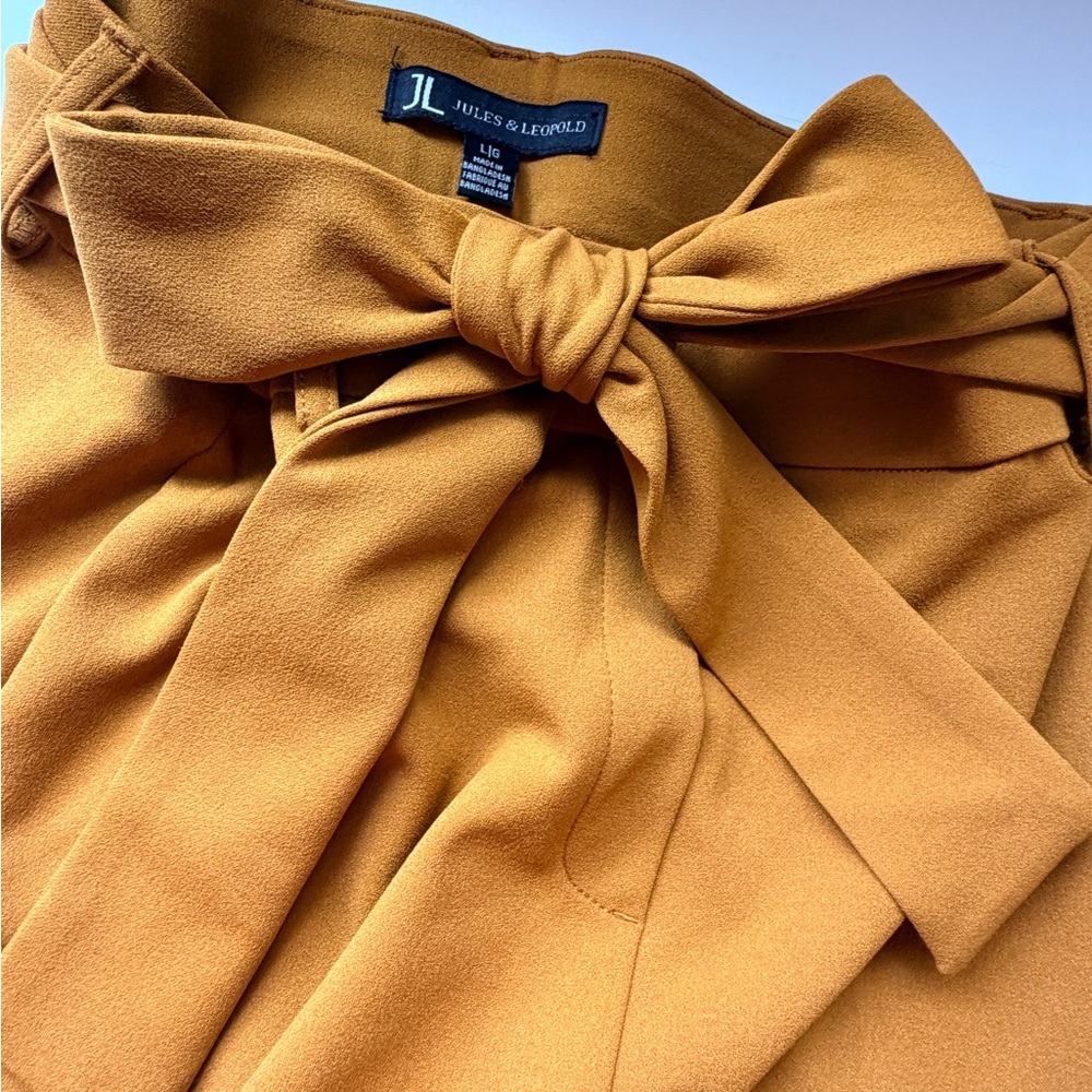 Jules & Leopold Rusty Mustard Waistband Trousers